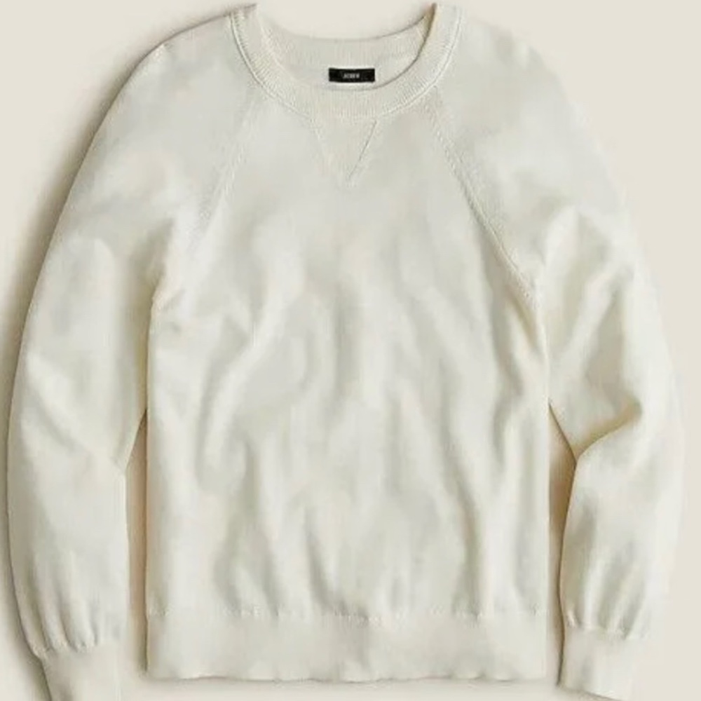 Cotton-cashmere pullover sweatshirt